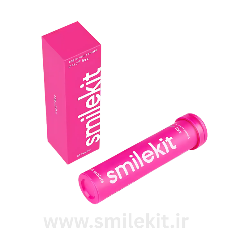 قرص سفیدکننده دندان با فناوری PAP+ FIZZ اسمایل کیت
