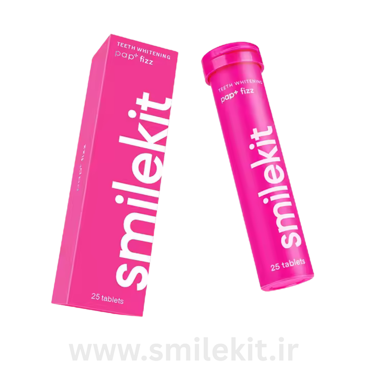 قرص سفیدکننده دندان با فناوری PAP+ FIZZ اسمایل کیت
