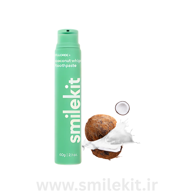 خمیر دندان اسمایل کیت با طعم نارگیل smilekit coconut