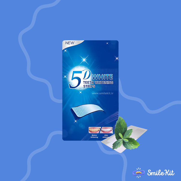 نوارهای سفید کننده دندان 5D اسمایل کیت PAP+ Teeth Whitening Strips