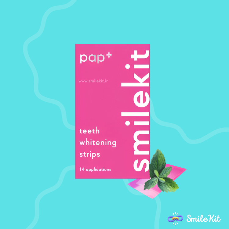 نوارهای سفید کننده دندان اسمایل کیت PAP+ Teeth Whitening Strips
