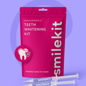 چراغ LED و سرنگهای ژل بلیچینگ اسمایلکیت برای استفاده خانگی