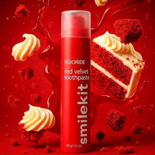 خمیر دندان اسمایل کیت با طعم ردولوت smilekit redvelvet
