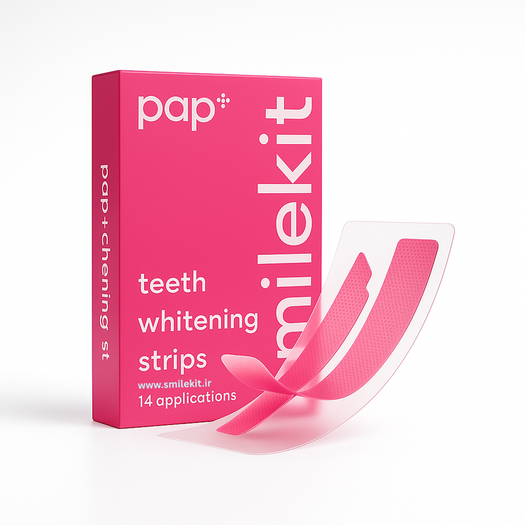 نوارهای سفید کننده دندان اسمایل کیت PAP+ Teeth Whitening Strips
