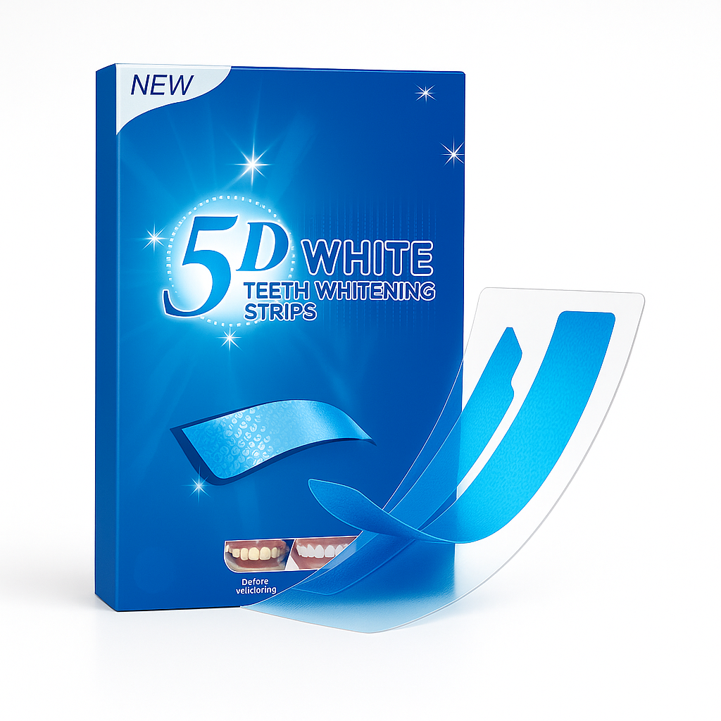 نوارهای سفید کننده دندان 5D اسمایل کیت  PAP+ Teeth Whitening Strips