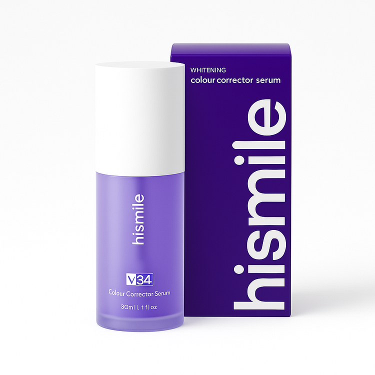 سرم اصلاح رنگ دندان hismile مدل V34 با بطری بنفش