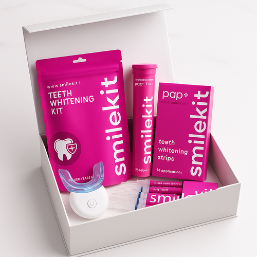 سوپر پک سفید کننده دندان ویژه اسمایل کیت
