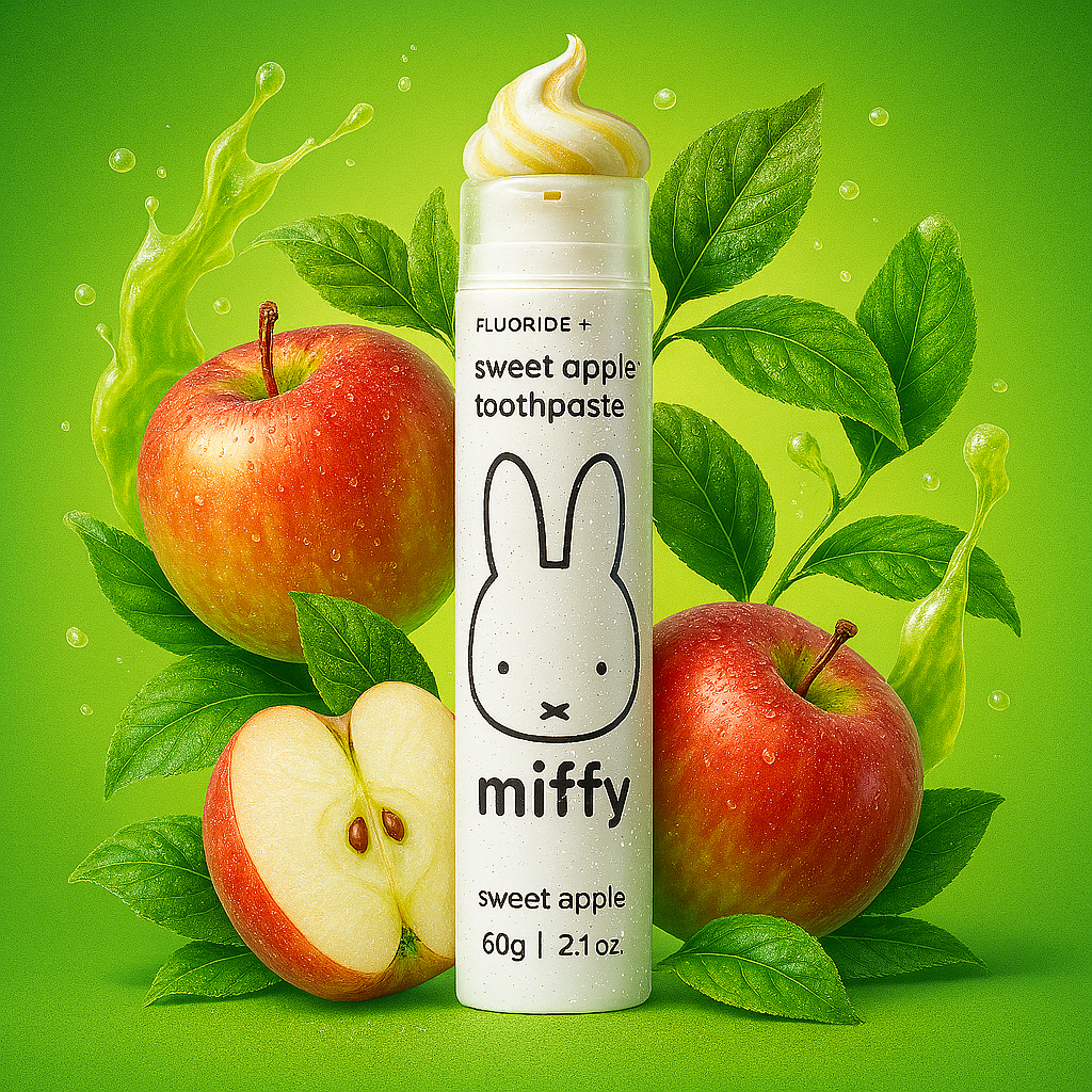 خمیر دندان اسمایل کیت با سیب قرمز Miffy ( محدود )